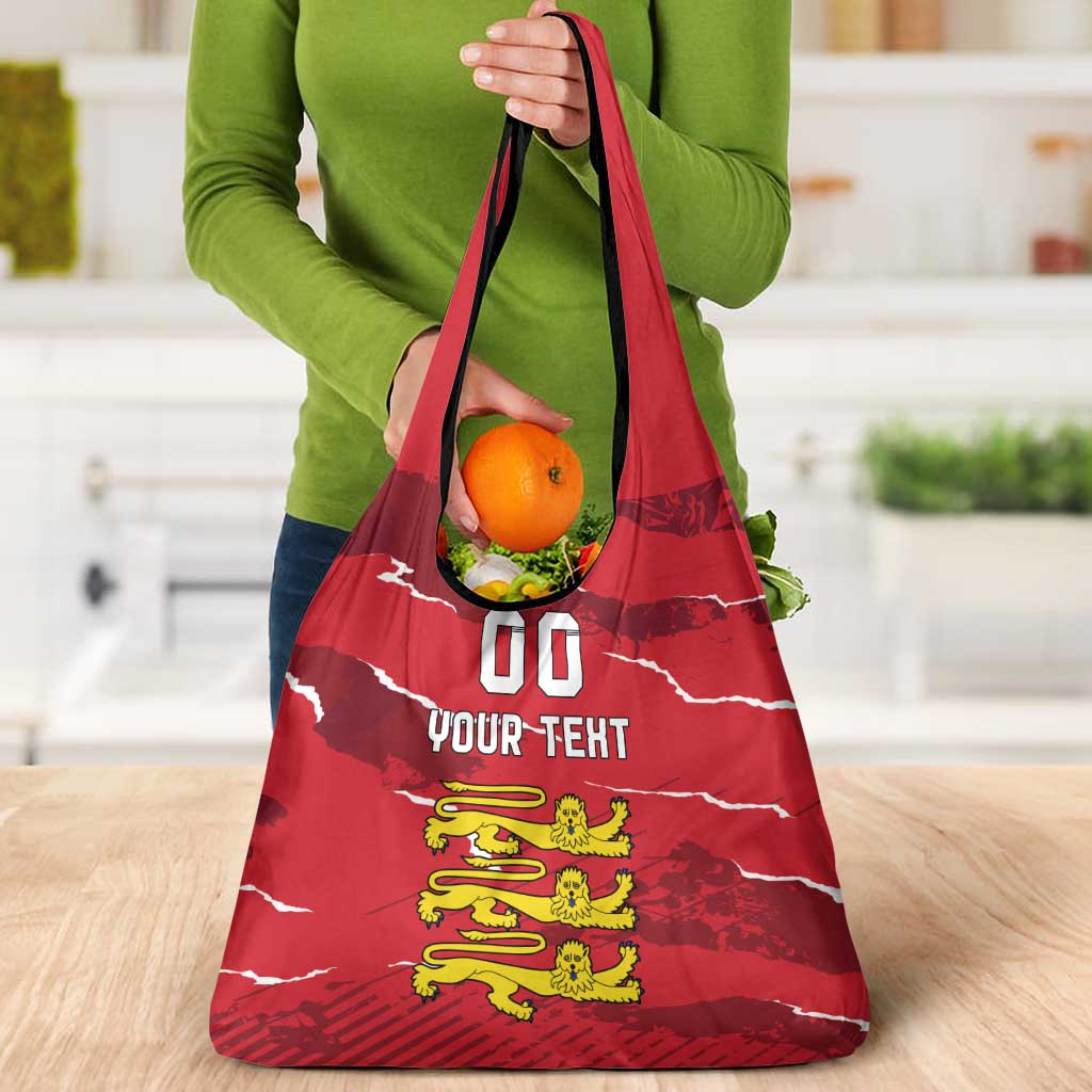 Custom Bailiwick of Jersey Grocery Bag Sporty Style