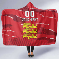 Custom Bailiwick of Jersey Hooded Blanket Sporty Style