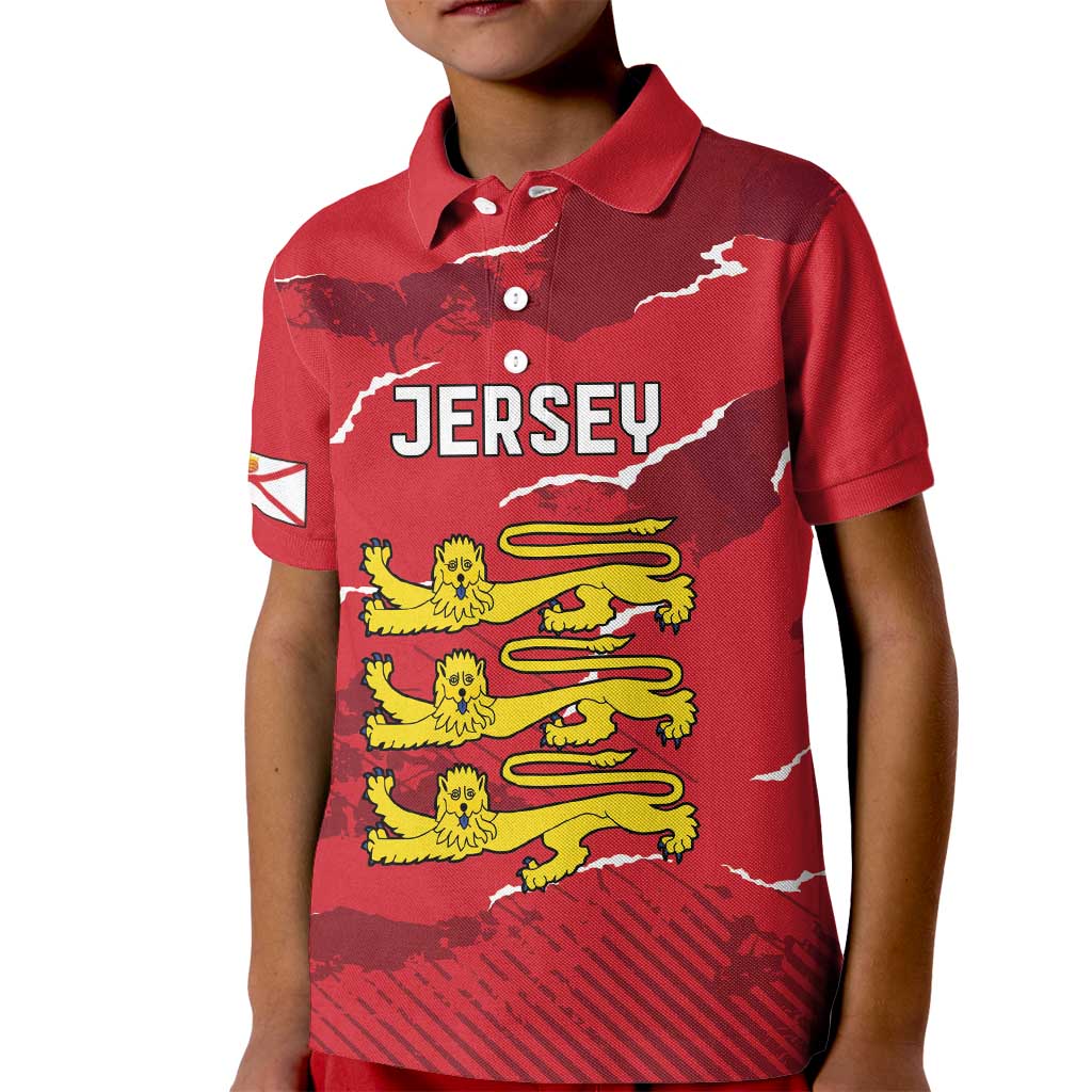 Custom Bailiwick of Jersey Kid Polo Shirt Sporty Style