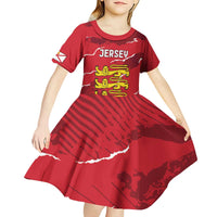 Custom Bailiwick of Jersey Kid Short Sleeve Dress Sporty Style