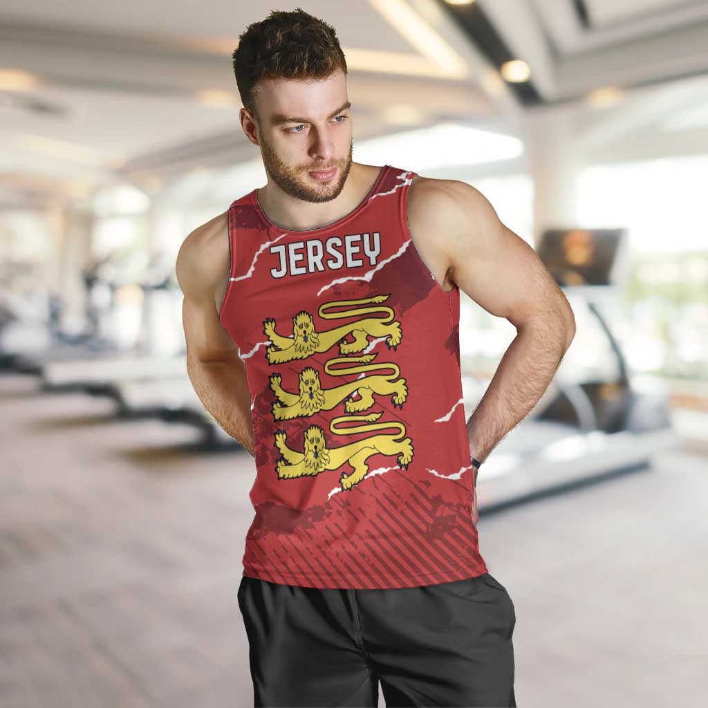 Custom Bailiwick of Jersey Men Tank Top Sporty Style