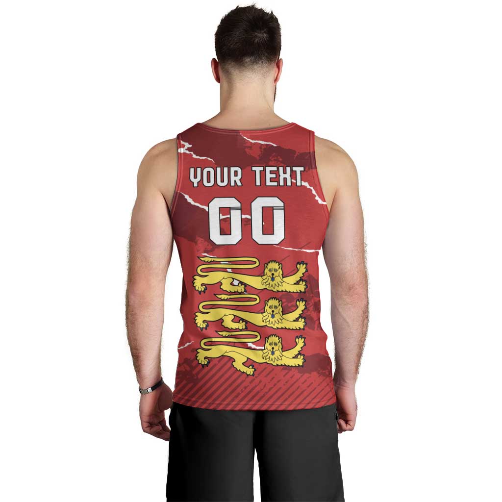 Custom Bailiwick of Jersey Men Tank Top Sporty Style