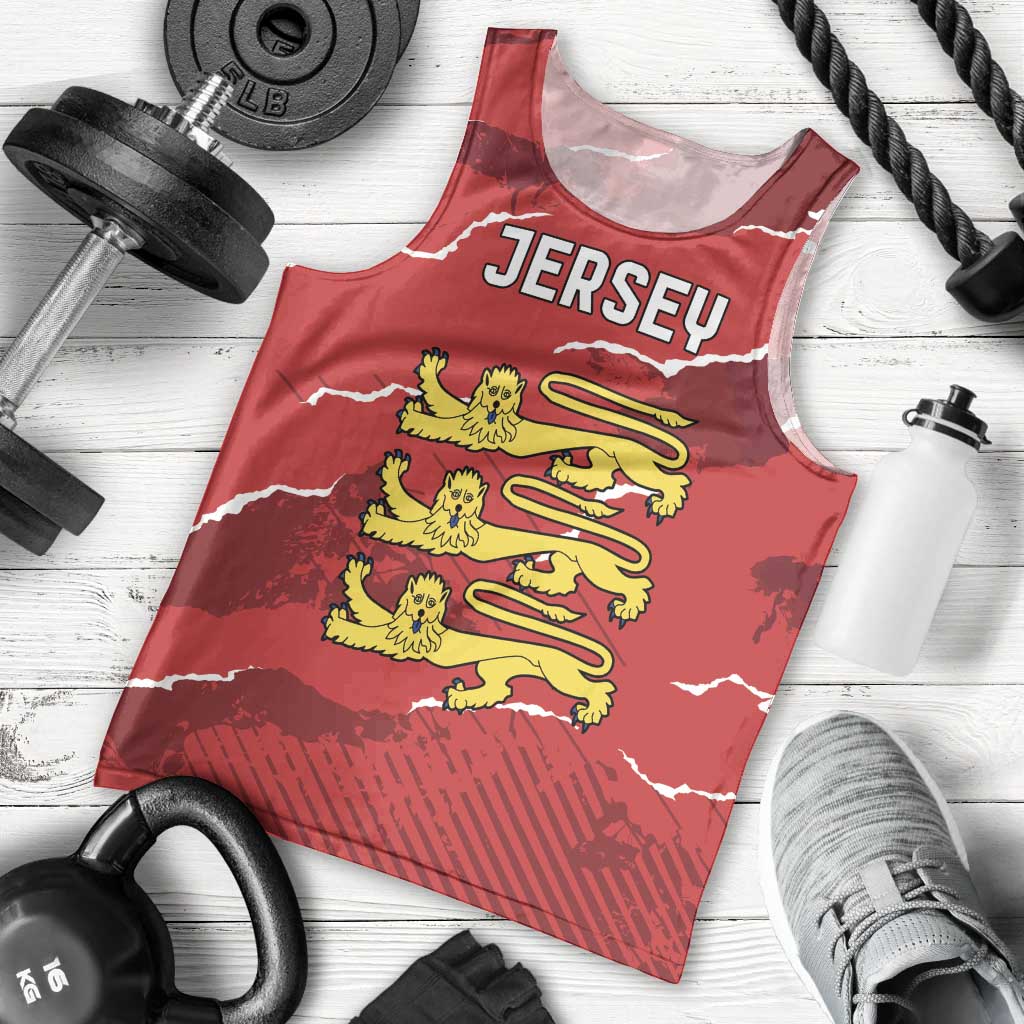 Custom Bailiwick of Jersey Men Tank Top Sporty Style