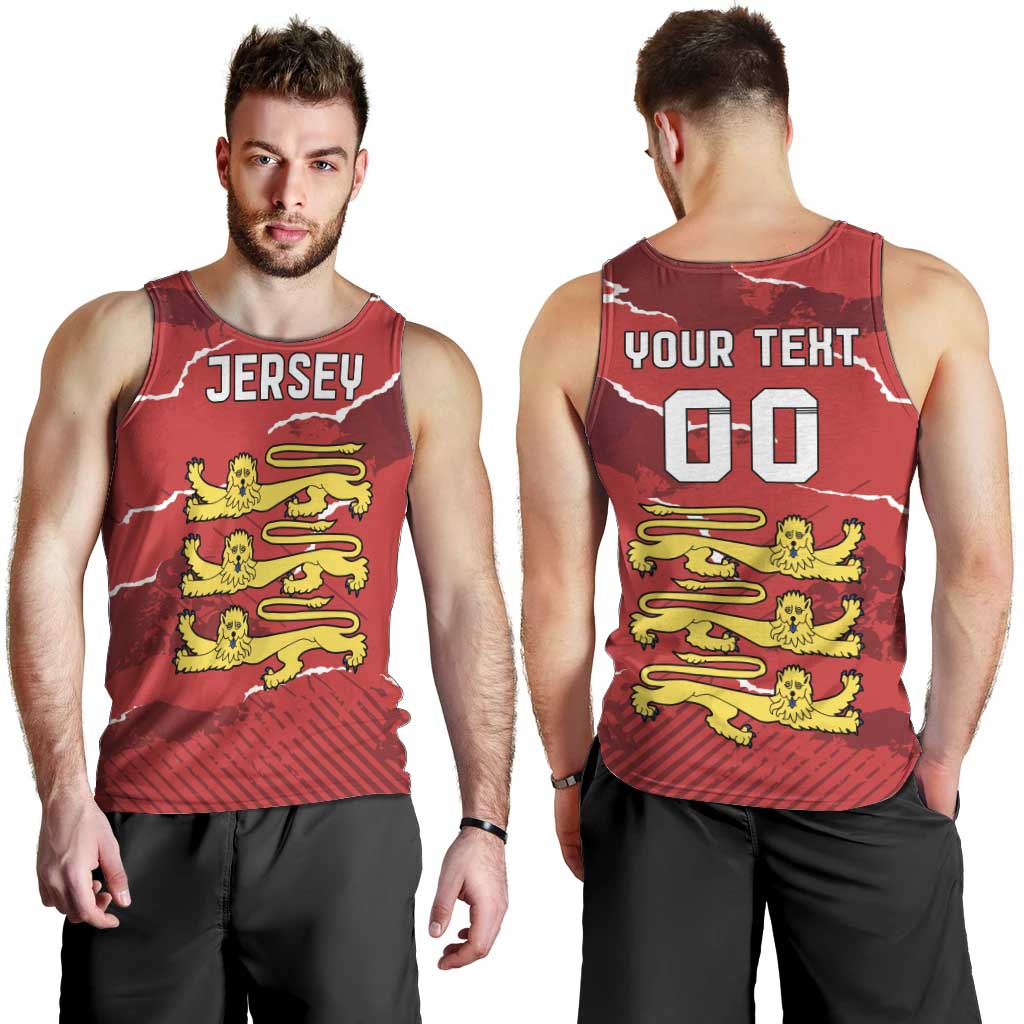 Custom Bailiwick of Jersey Men Tank Top Sporty Style