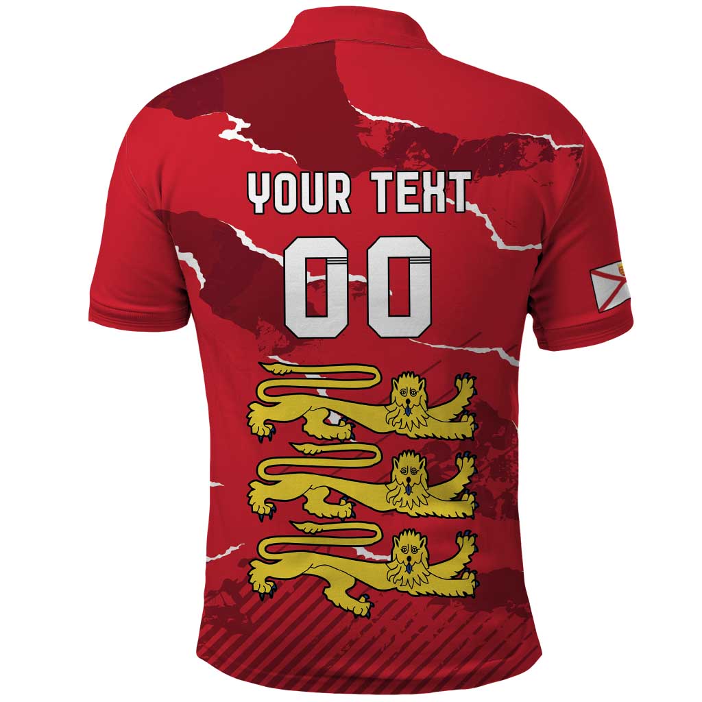 Custom Bailiwick of Jersey Polo Shirt Sporty Style