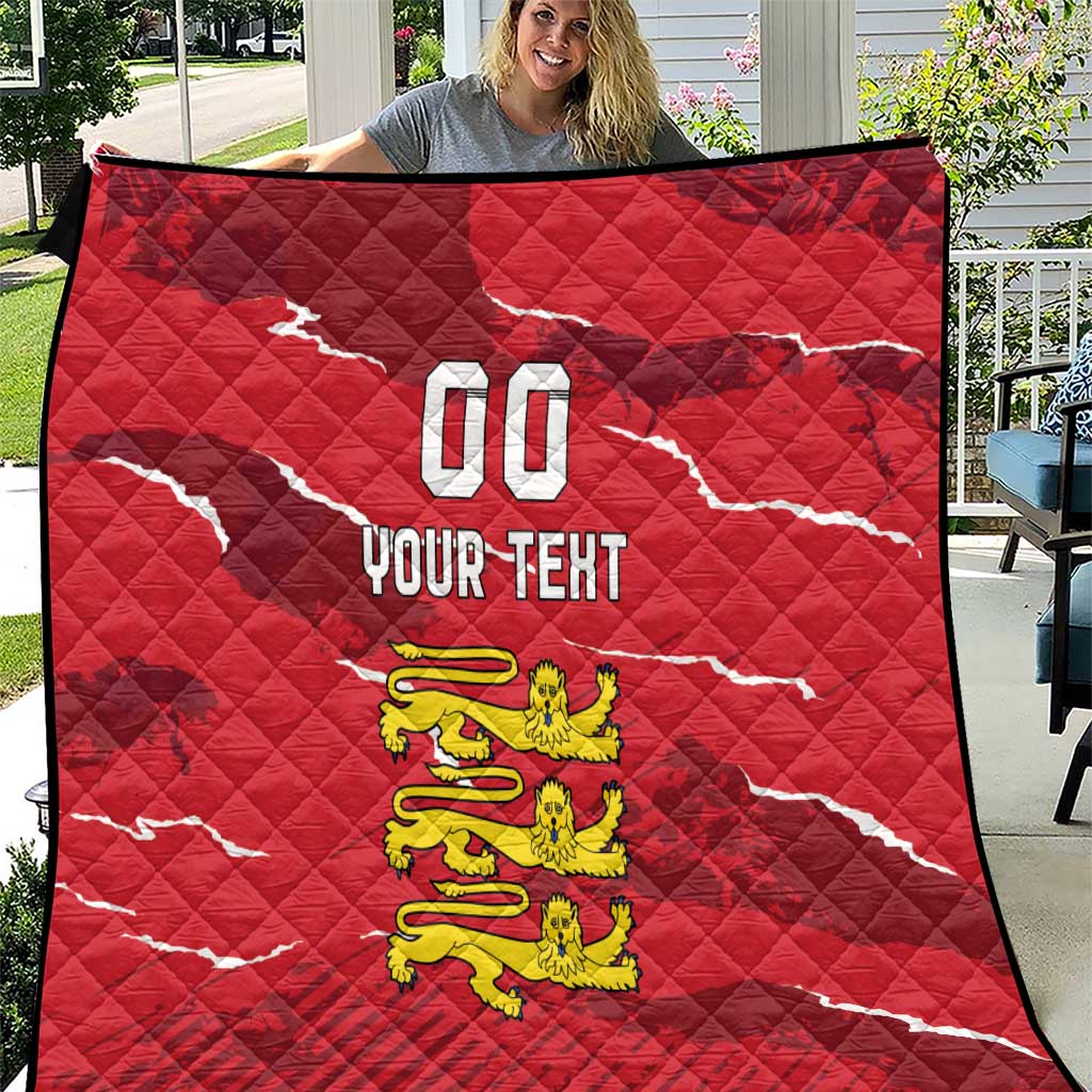 Custom Bailiwick of Jersey Quilt Sporty Style