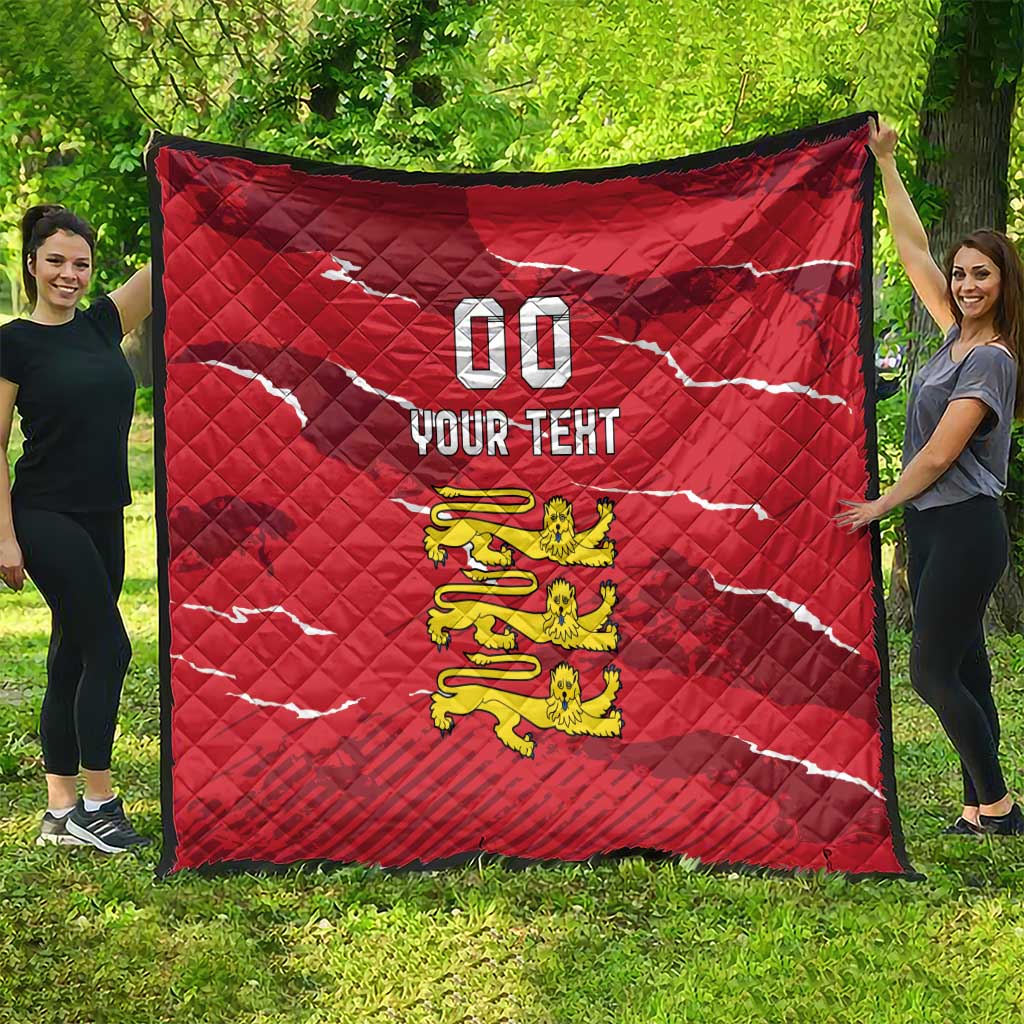 Custom Bailiwick of Jersey Quilt Sporty Style