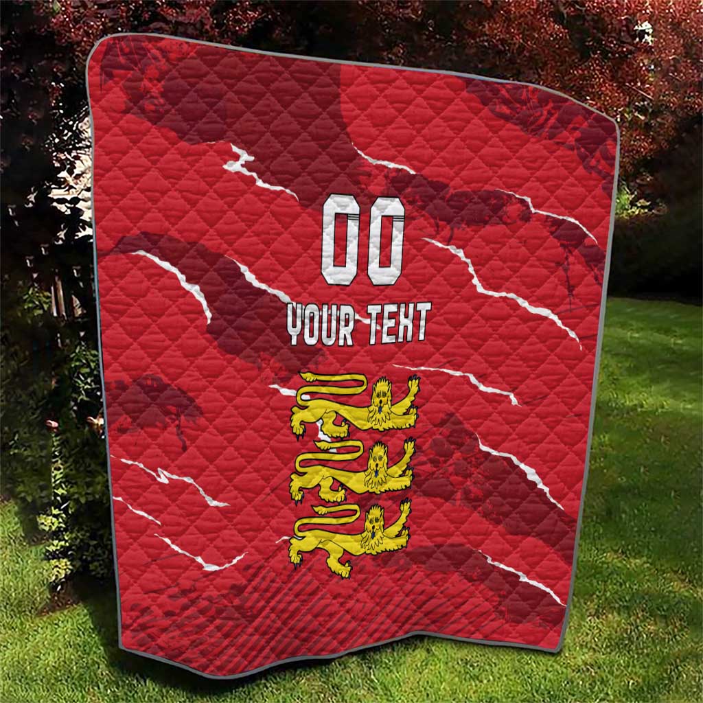 Custom Bailiwick of Jersey Quilt Sporty Style