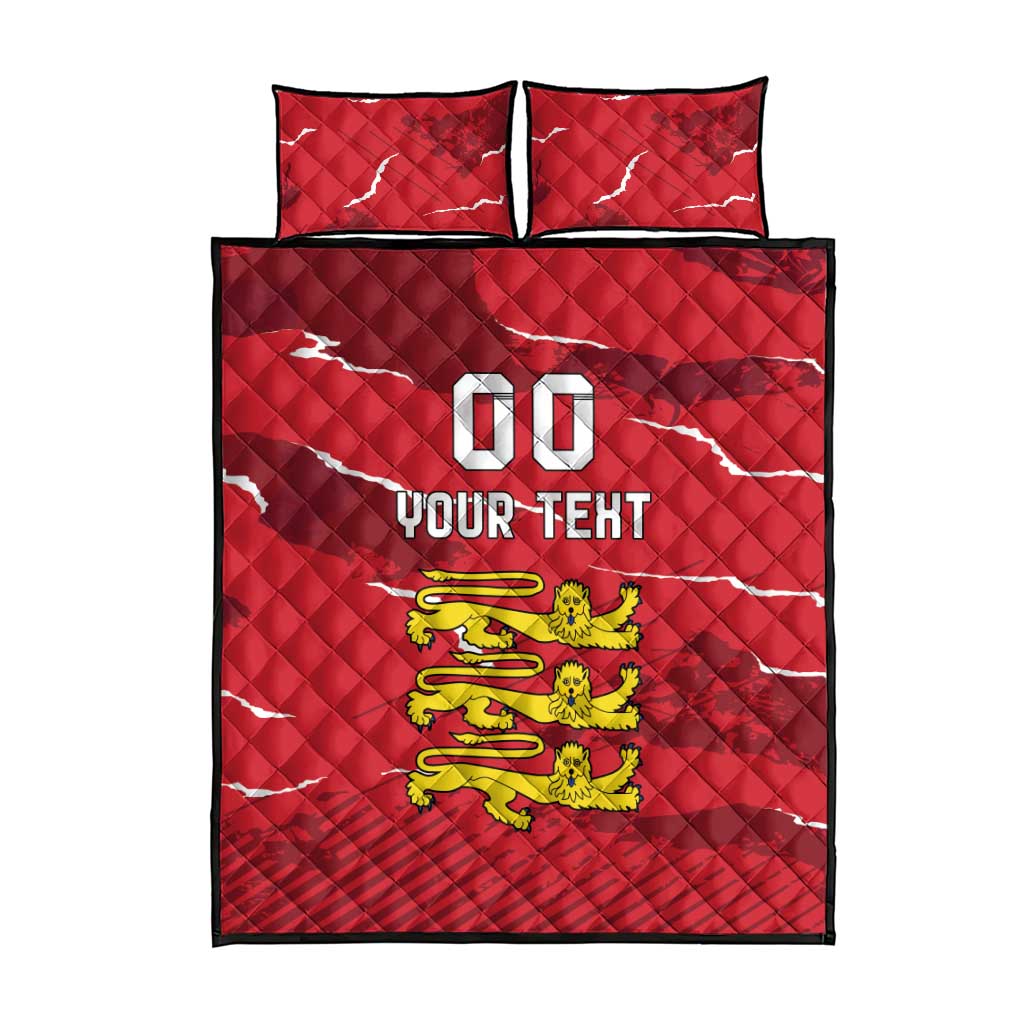 Custom Bailiwick of Jersey Quilt Bed Set Sporty Style