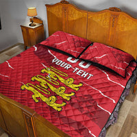 Custom Bailiwick of Jersey Quilt Bed Set Sporty Style