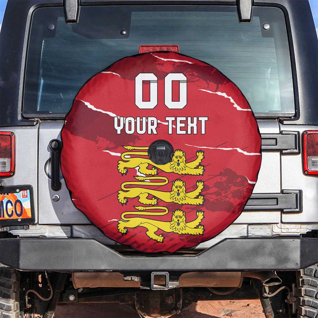 Custom Bailiwick of Jersey Spare Tire Cover Sporty Style