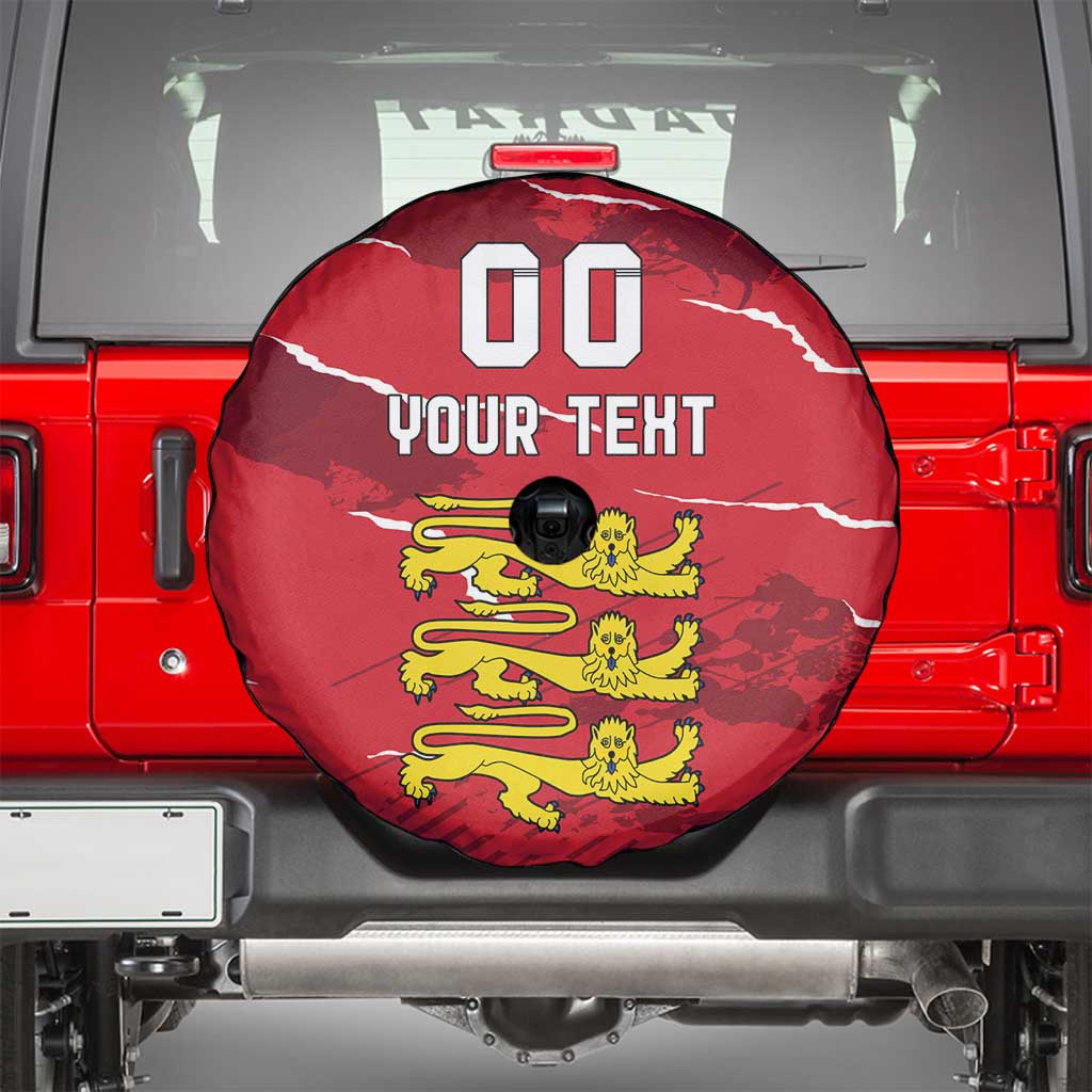 Custom Bailiwick of Jersey Spare Tire Cover Sporty Style