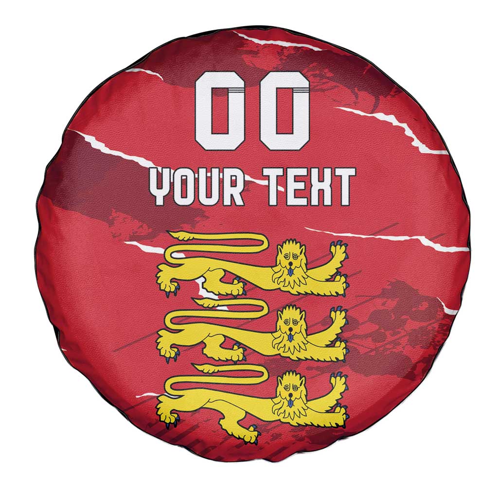 Custom Bailiwick of Jersey Spare Tire Cover Sporty Style