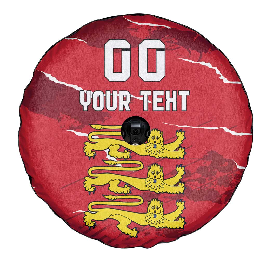 Custom Bailiwick of Jersey Spare Tire Cover Sporty Style