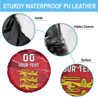 Custom Bailiwick of Jersey Spare Tire Cover Sporty Style