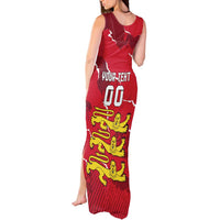 Custom Bailiwick of Jersey Tank Maxi Dress Sporty Style
