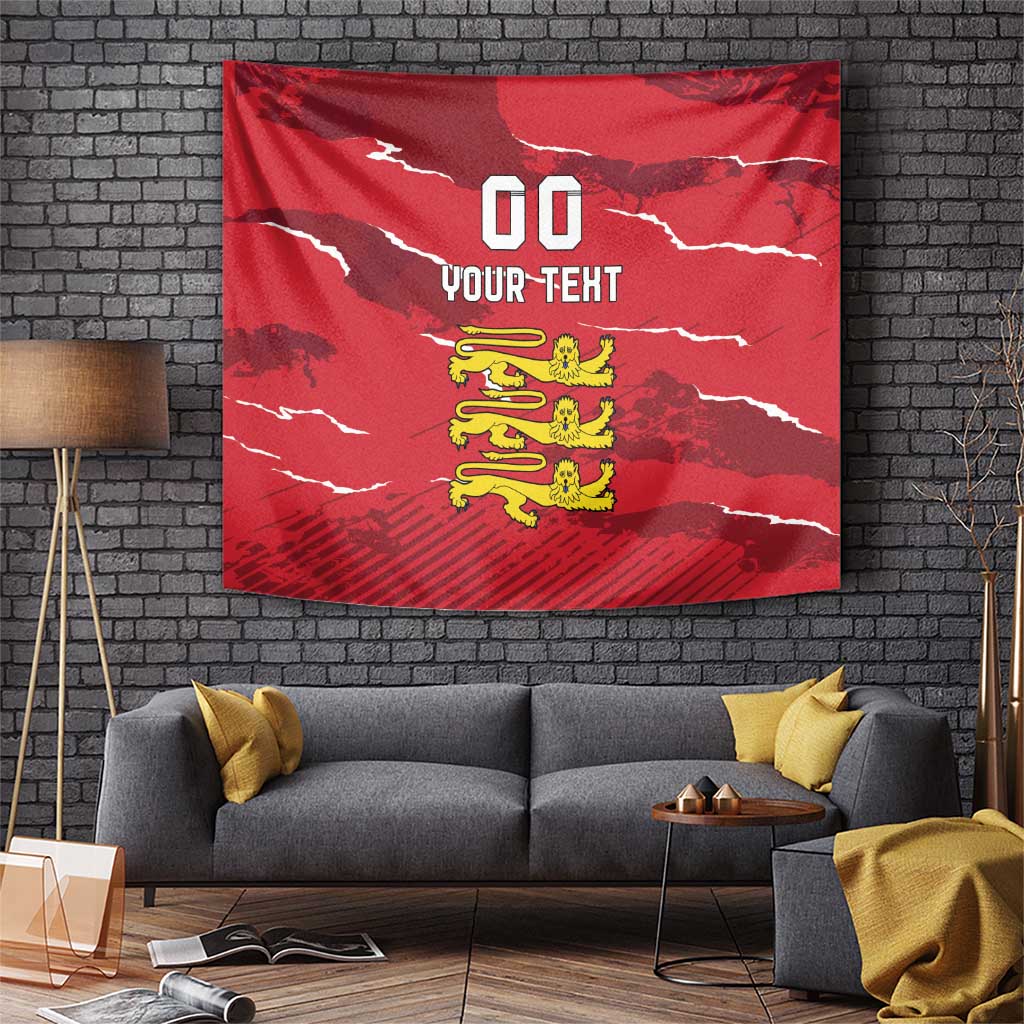 Custom Bailiwick of Jersey Tapestry Sporty Style