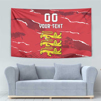 Custom Bailiwick of Jersey Tapestry Sporty Style