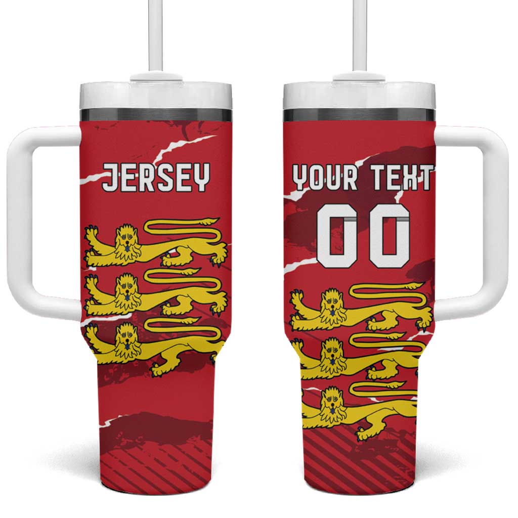 Custom Bailiwick of Jersey Tumbler With Handle Sporty Style