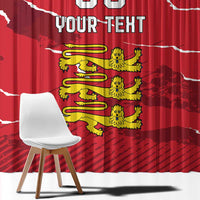 Custom Bailiwick of Jersey Window Curtain Sporty Style