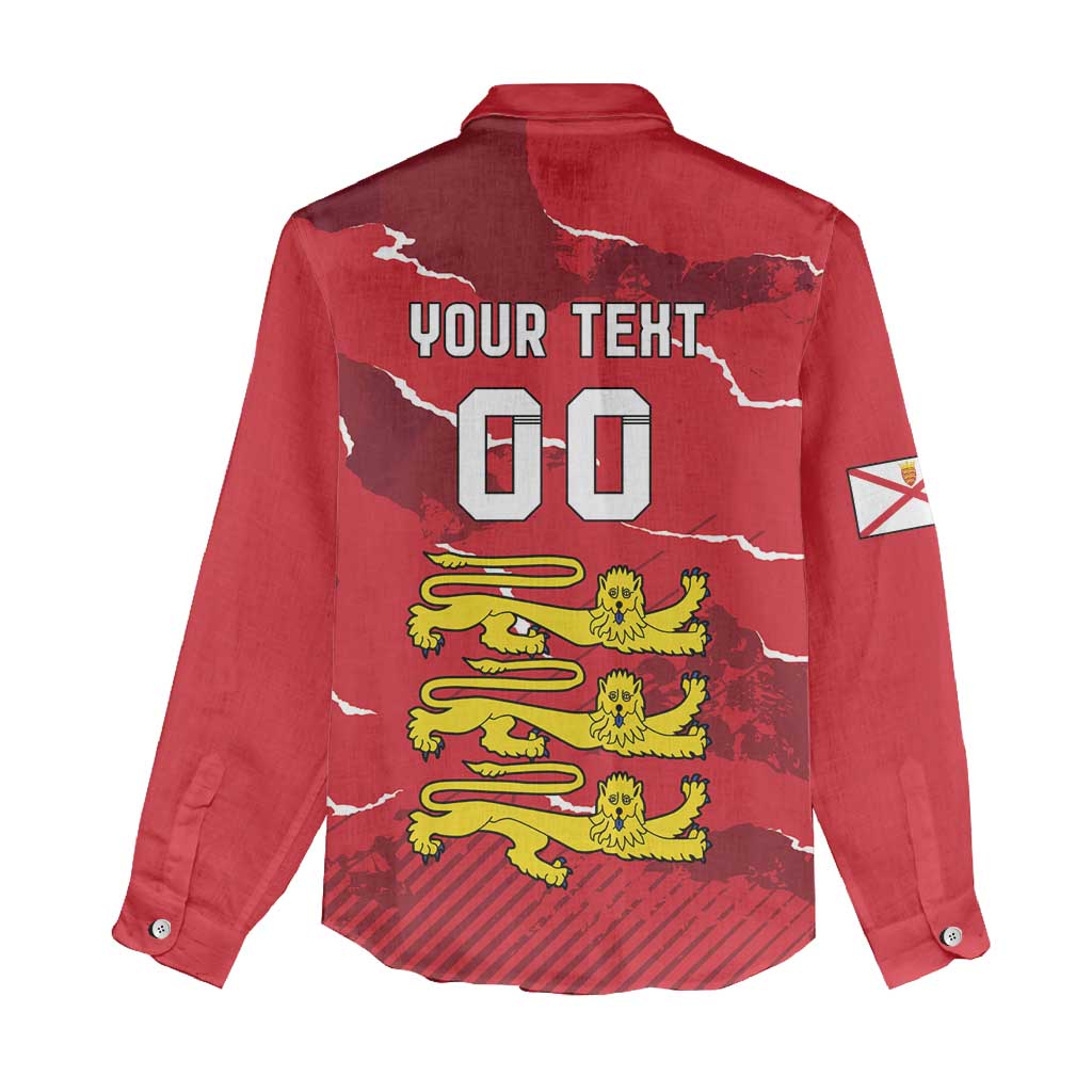 Custom Bailiwick of Jersey Women Casual Shirt Sporty Style