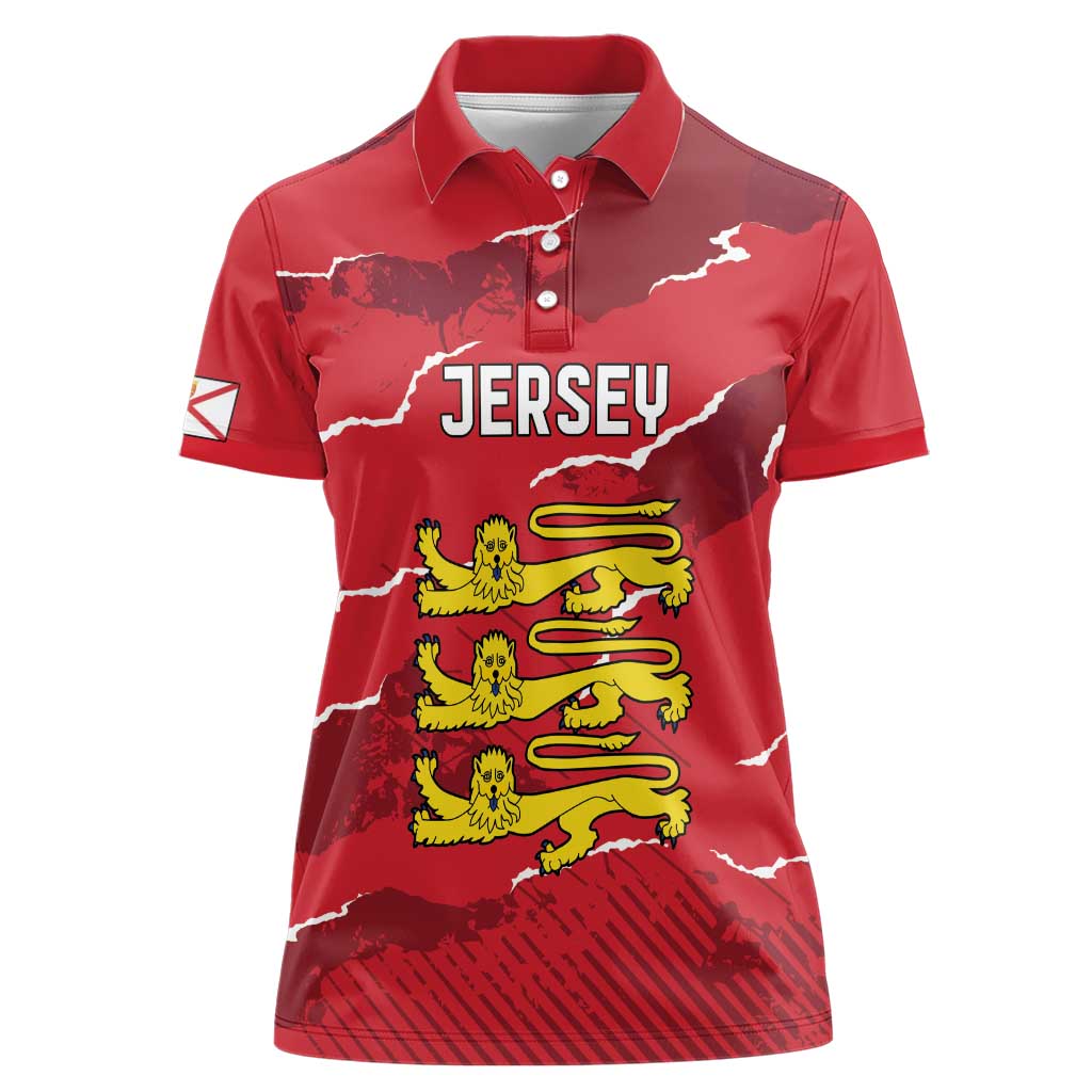 Custom Bailiwick of Jersey Women Polo Shirt Sporty Style