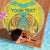 Personalized Kazakhstan Emblem Beach Blanket Kazakh Pattern