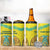 Personalized Kazakhstan Emblem 4 in 1 Can Cooler Tumbler Kazakh Pattern