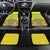 Personalized Kazakhstan Emblem Car Mats Kazakh Pattern