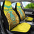 Personalized Kazakhstan Emblem Car Seat Cover Kazakh Pattern