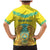 Personalized Kazakhstan Emblem Family Matching Mermaid Dress and Hawaiian Shirt Kazakh Pattern