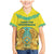 Personalized Kazakhstan Emblem Family Matching Mermaid Dress and Hawaiian Shirt Kazakh Pattern
