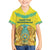 Personalized Kazakhstan Emblem Family Matching Off Shoulder Maxi Dress and Hawaiian Shirt Kazakh Pattern
