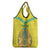 Personalized Kazakhstan Emblem Grocery Bag Kazakh Pattern