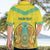 Personalized Kazakhstan Emblem Hawaiian Shirt Kazakh Pattern