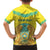 Personalized Kazakhstan Emblem Kid Hawaiian Shirt Kazakh Pattern