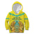 Personalized Kazakhstan Emblem Kid Hoodie Kazakh Pattern