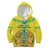 Personalized Kazakhstan Emblem Kid Hoodie Kazakh Pattern