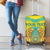 Personalized Kazakhstan Emblem Luggage Cover Kazakh Pattern