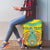 Personalized Kazakhstan Emblem Luggage Cover Kazakh Pattern