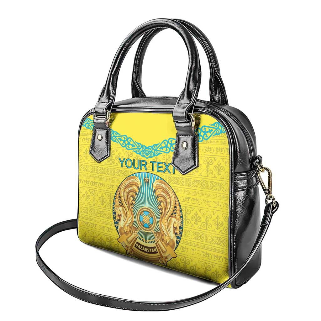 Personalized Kazakhstan Emblem Shoulder Handbag Kazakh Pattern