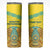 Personalized Kazakhstan Emblem Skinny Tumbler Kazakh Pattern