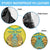 Personalized Kazakhstan Emblem Spare Tire Cover Kazakh Pattern
