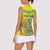 Personalized Kazakhstan Emblem Women Sleeveless Polo Shirt Kazakh Pattern