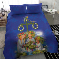 Swedish Glad Midsommar Bedding Set Hade du en bra Midsommar