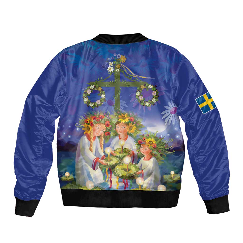 Swedish Glad Midsommar Bomber Jacket Hade du en bra Midsommar