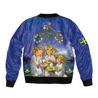 Swedish Glad Midsommar Bomber Jacket Hade du en bra Midsommar