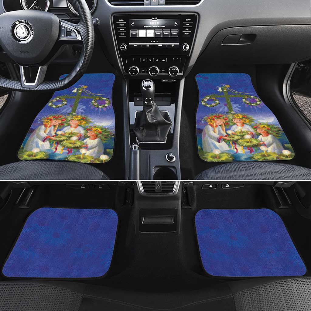 Swedish Glad Midsommar Car Mats Hade du en bra Midsommar