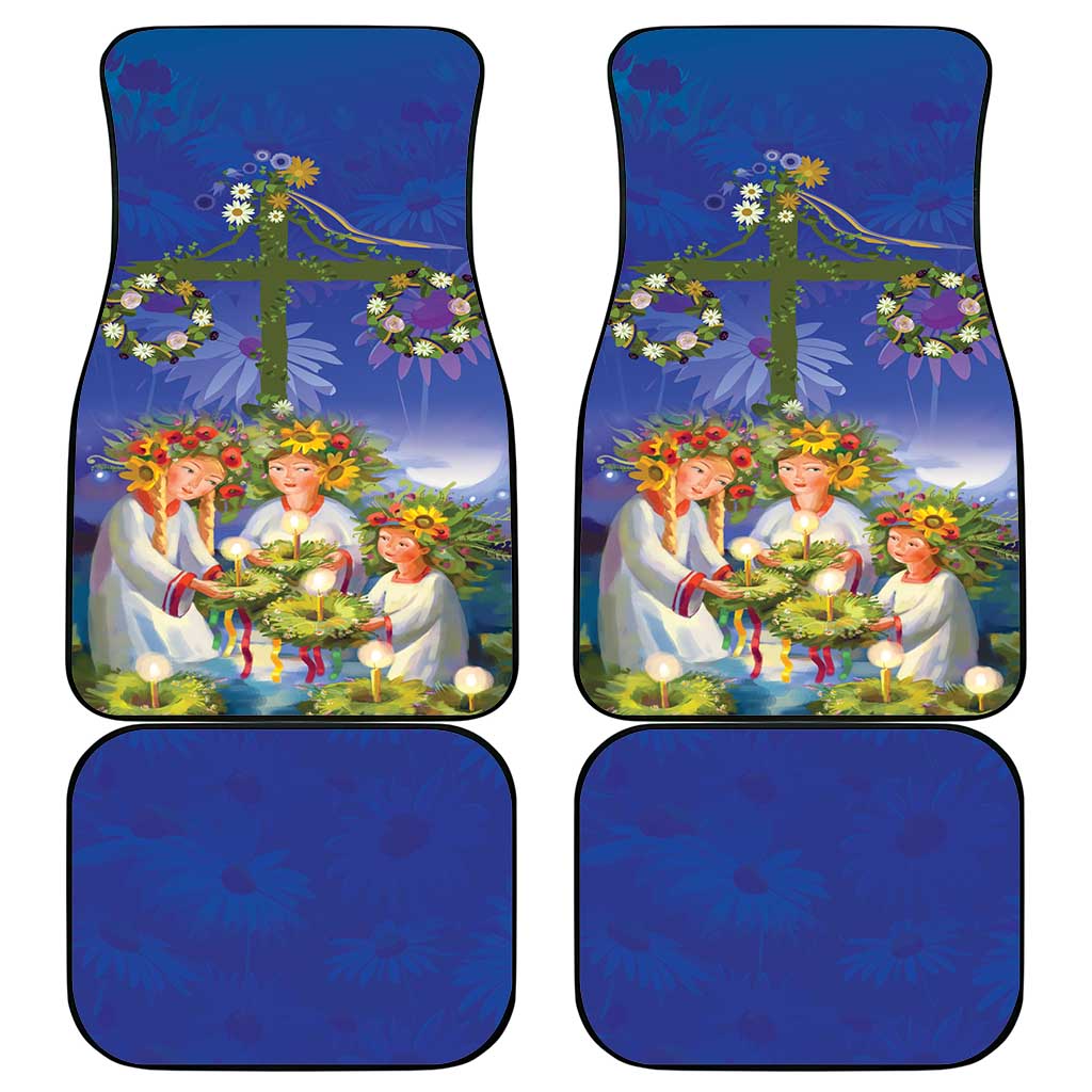 Swedish Glad Midsommar Car Mats Hade du en bra Midsommar