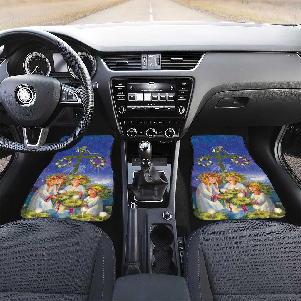 Swedish Glad Midsommar Car Mats Hade du en bra Midsommar